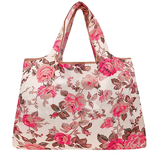 Image of allydrew Large Foldable Tote Nylon Reusable Grocery Bag