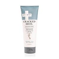 Vista 1 de Dr. Foot Cracked Heel Repair Cream 8 Fl Oz - Moisturizing Lotion with Shea Butter & Lactic Acid, Softens Calluses & Dry Skin on Feet Loción