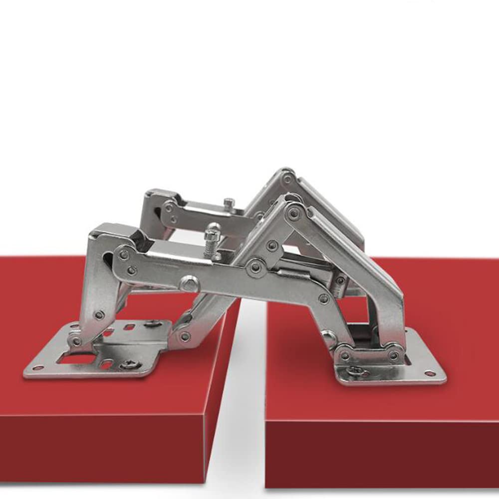 WANLIAN80 pcs of 175 Degree Hinges, Hidden Hinges, Frameless Cabinet Hinges, Hydraulic Adjustable Brackets, Soft Close, Full Cover (170 Degree Hinges)