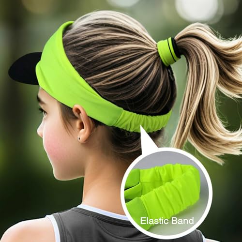 Jastore Kids Quick Drying Visor Hat Sun Hats for Girls Boys Lightweight Sun Protection Hat for Outdoor Activity3