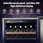 24 Inch Wine Cooler Refrigerator, 179 Bottles Professional Wine Cellars with Powerful Compressor,Quiet Operation and Elegant Design for The Wine Lovers - Image 4