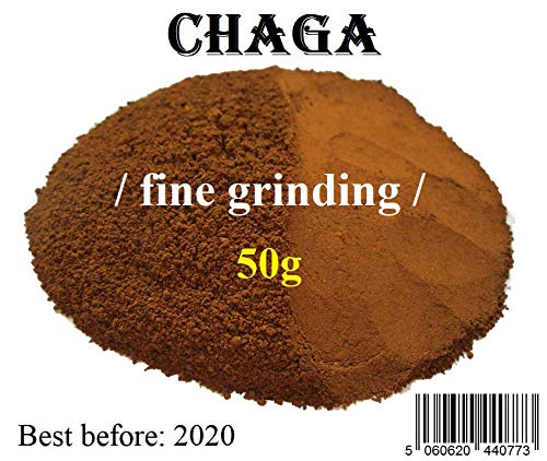 100% Wild Chaga Powder Dried 50g / fineness: 30.300µm