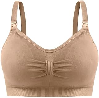 sensual lady Women's Nursing Bra, Wireless Seamless Nursing Maternity Bras, Women Pregnancy Breastfeeding Bra, Breastfeeding Bralette with Removable Bra.-picture-46