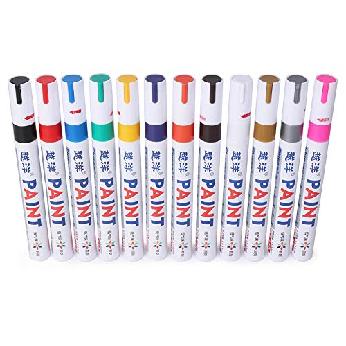 GZYF Bandenverf Marker, Waterdichte Permanente Band Pen - Highlghters Fluorescentie Kleur Universeel Past voor Auto Type… - Image 3