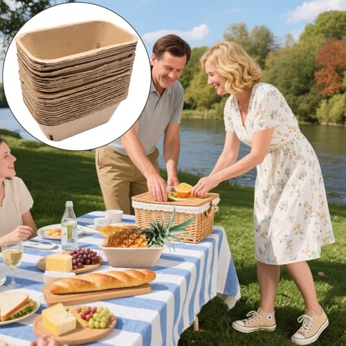 Panier à baies ventilé en pulpe naturelle pour protéger vos framboises et œufs