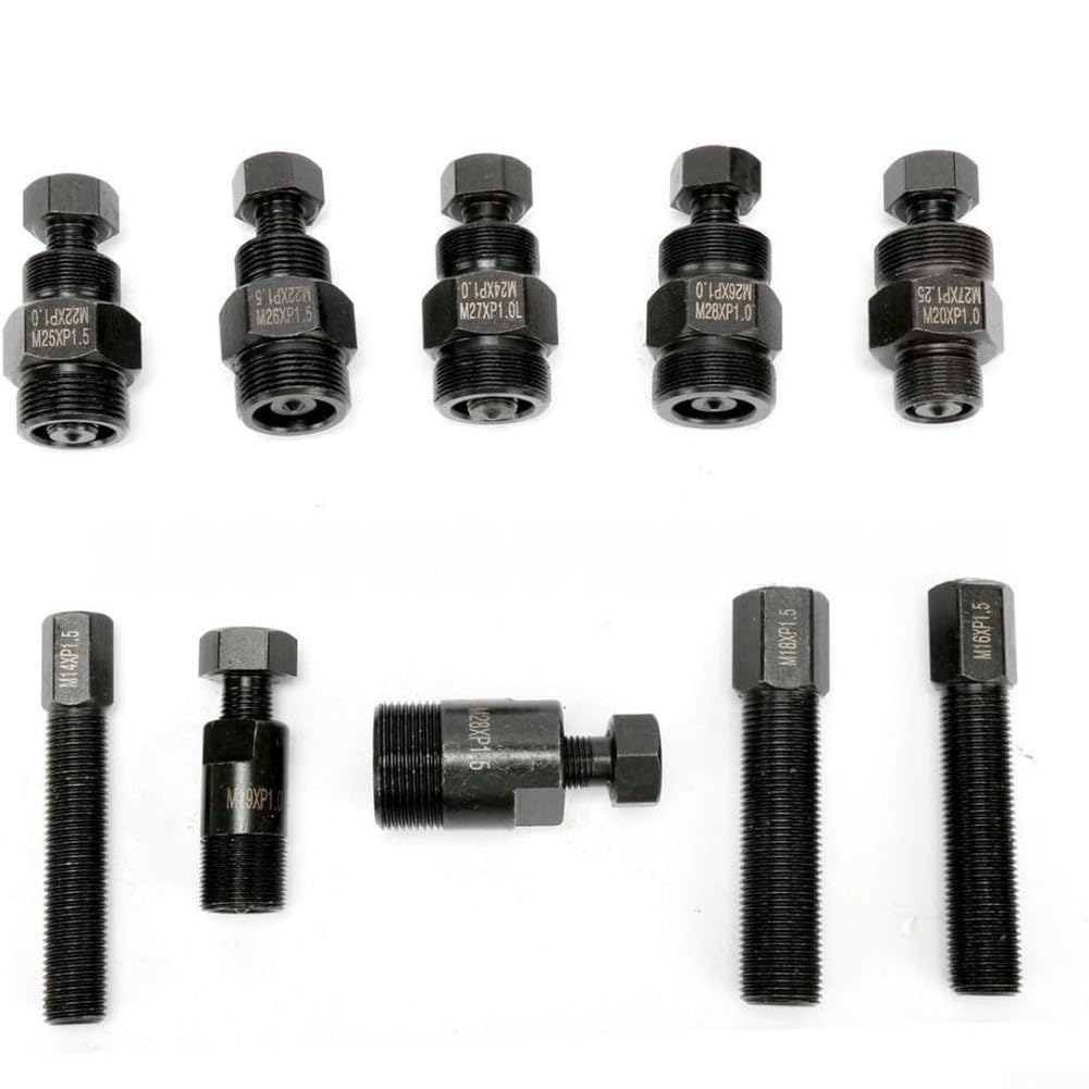 Juego de extractores de volante de motocicleta de acero al carbono, herramienta de extracción de rotor magnético con cabeza hexagonal para un desmontaje preciso, duradero y tratado con calor