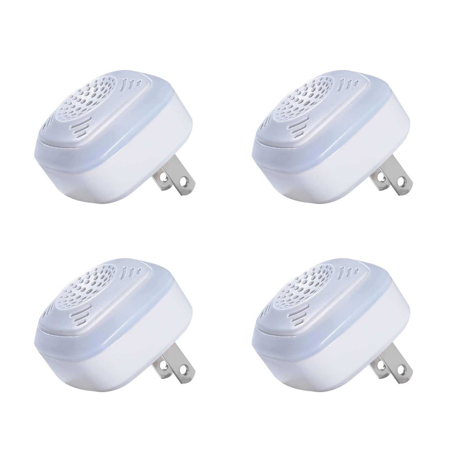 ow-5 ultrasonic rodent repellers 4 pack effectively repel rodents while 100 silent amp safe to humans and non-rodent pets white