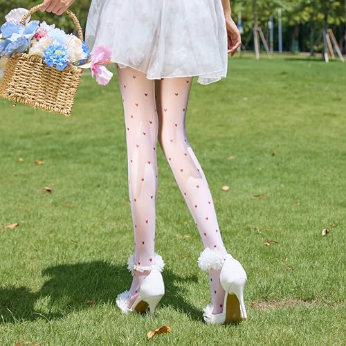 Image of Sahabowi Women Tights, Sheer High Waist Pantyhose, Vintage Control Top Stockings, Siwa9