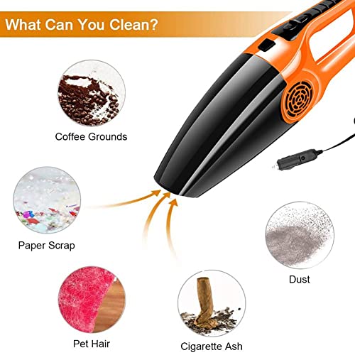 Image of Aetrius Powerful Portable & High Power 4500PA 120W 12V Vacuum Cleaner for car use with 5m Lengh Cord Handheld Vacuum Cleaner