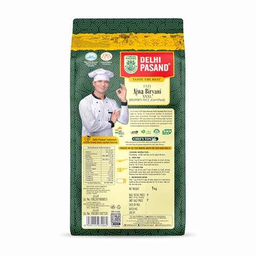 Image of Buy 1 Get 1 Free | Delhi Pasand 1121 Ajwa Biryani XXXL-5Kg Cholesterol-Free Basmati Rice