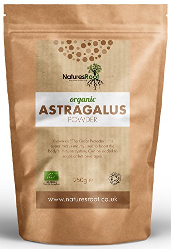 Natures Root Organic Astragalus Root Powder - 500g Herbal Supplem...