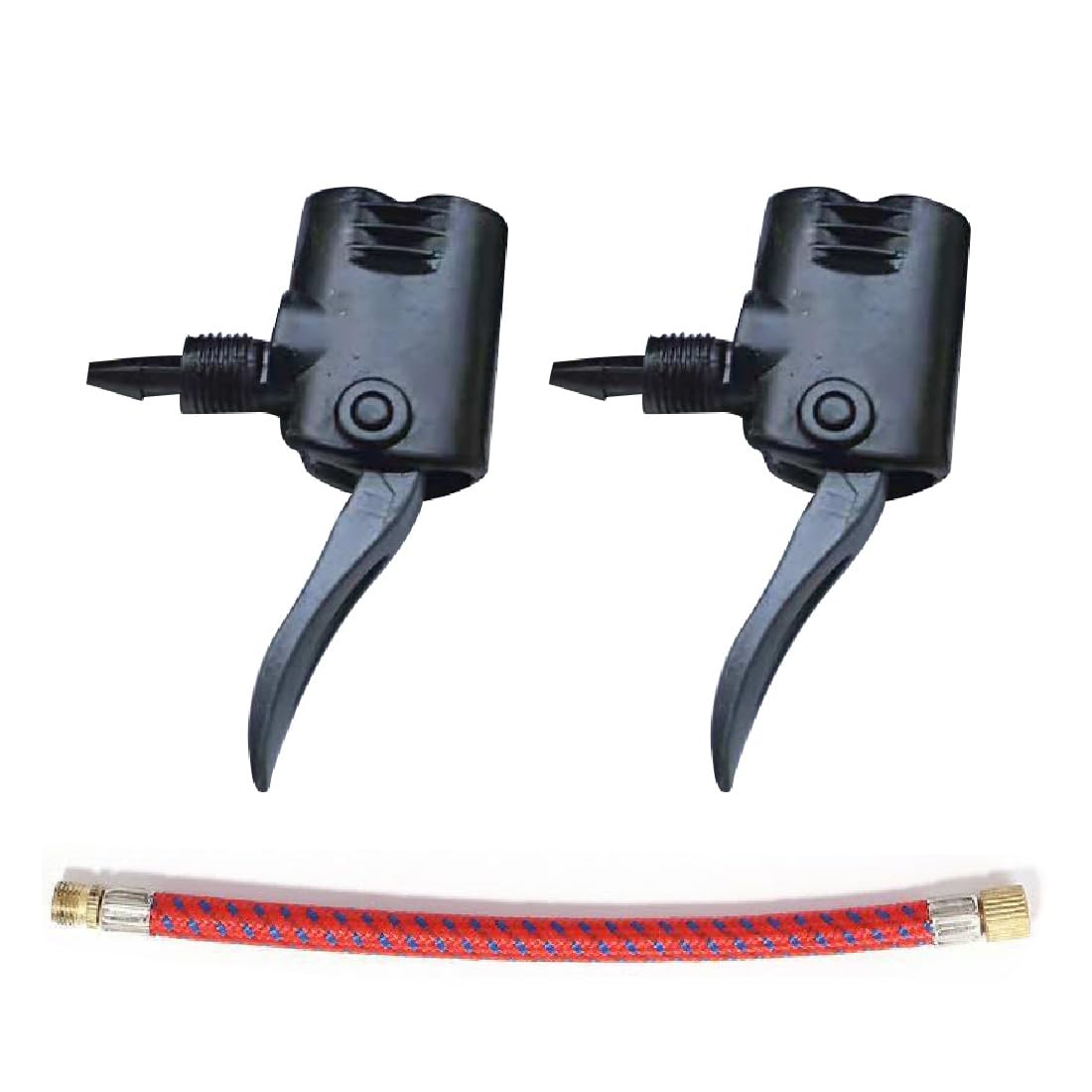 TERJBG 2-Teilig Französisches Ventil Adapter, Auto Reifen Air Chuck, Autoventil Hebelstecker, Französisches Ventil Adapter, Autoventil Adapter Für Auto Fahrrad Motorrad LKW Reifenfüller