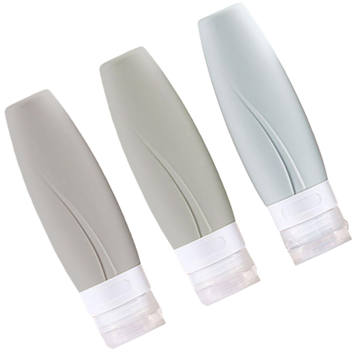 FOMIYES 9 Pz Bottiglie Di Lozione Bottiglie Da Viaggio Per Articoli Da Toeletta Da Toilette Da Viaggio Comprimibili io in Silicone Conservazione iare
