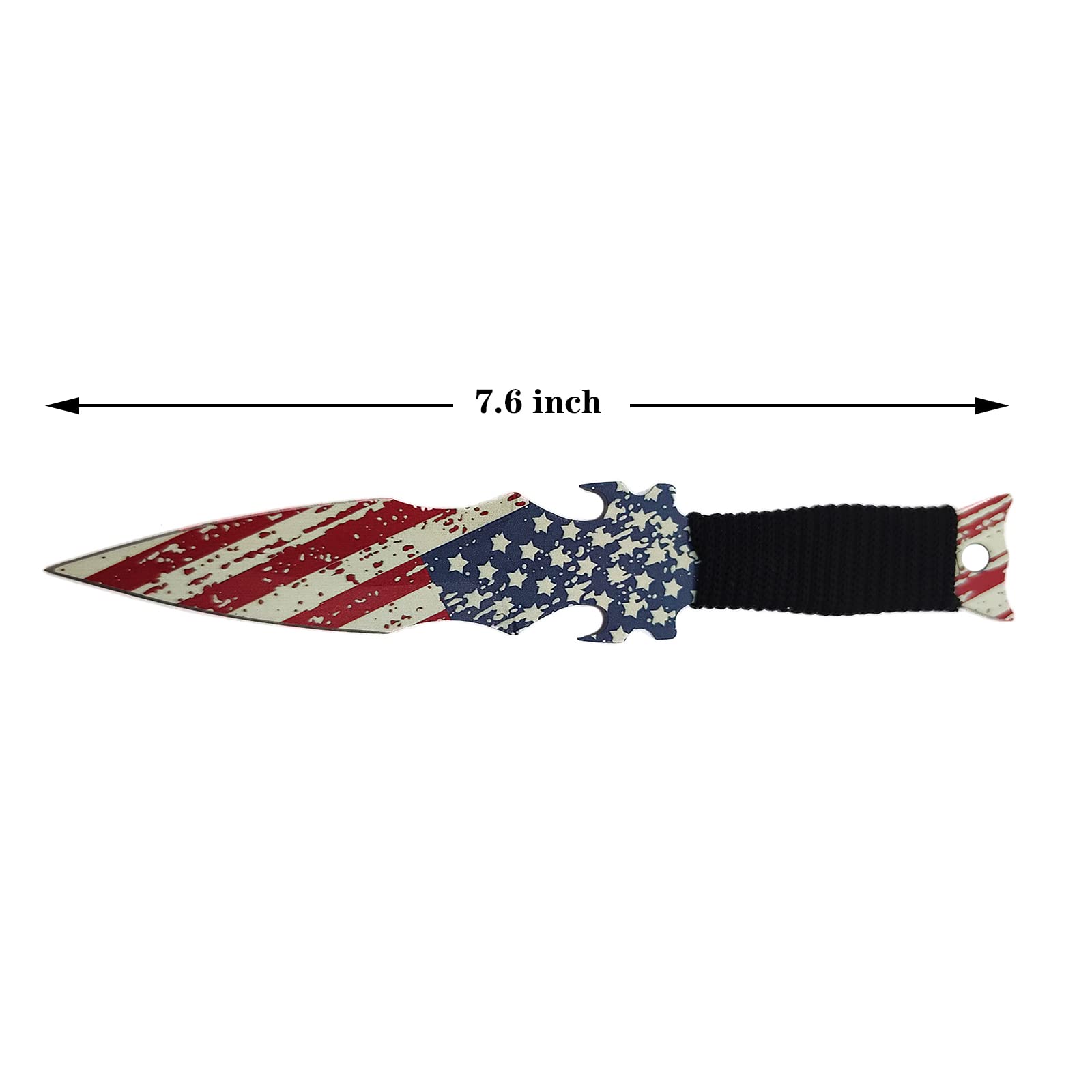 Throwing Tool Stainless-Steel 3 Piece ,Throwers Set with Nylon Sheath