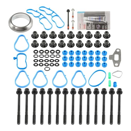 Image of Torchbeam Head Gasket Set with Head Bolts HS26390PT ES71334 Fit for Canyon 2007-2012,Colorado 2007-2012,H3 2007-2010,H3T 2009-2010,i-370 2007-2008, Engine Cylinder Head Gasket Kit