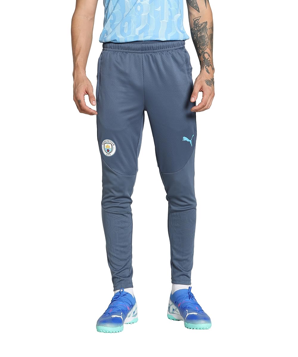 PUMA Men's Manchester City Training Pants, Inky Blue Magic, L