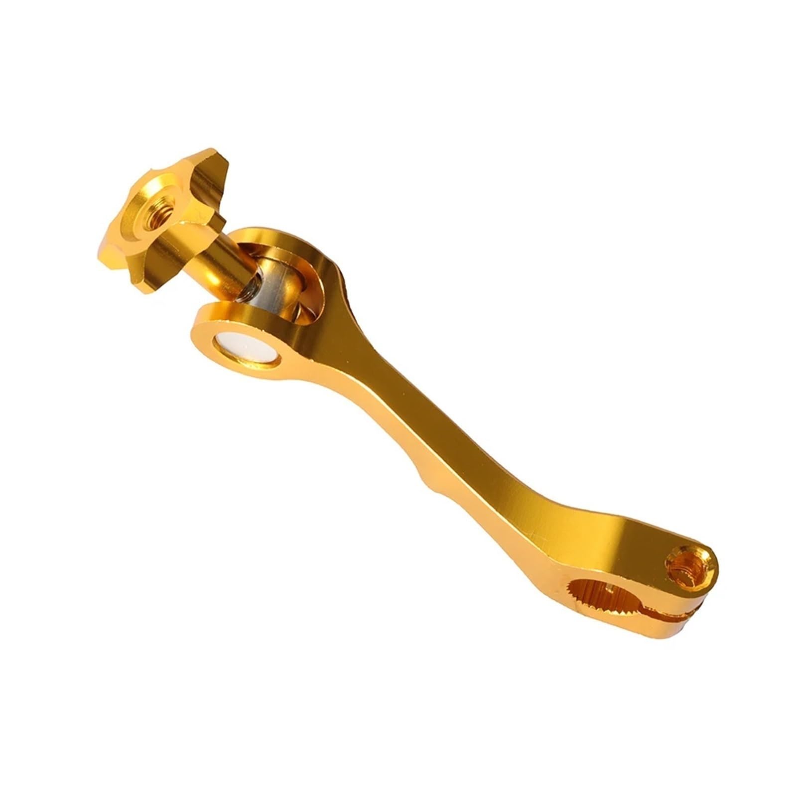 Qfdwcyz Gold Motorcycle Clutch Levers Motorcycle Cnc Rocker Arm Rear Brake Adjustable Tension Lever Fit For Pit Dirt Bike Fit For Atv Universal(Gold)