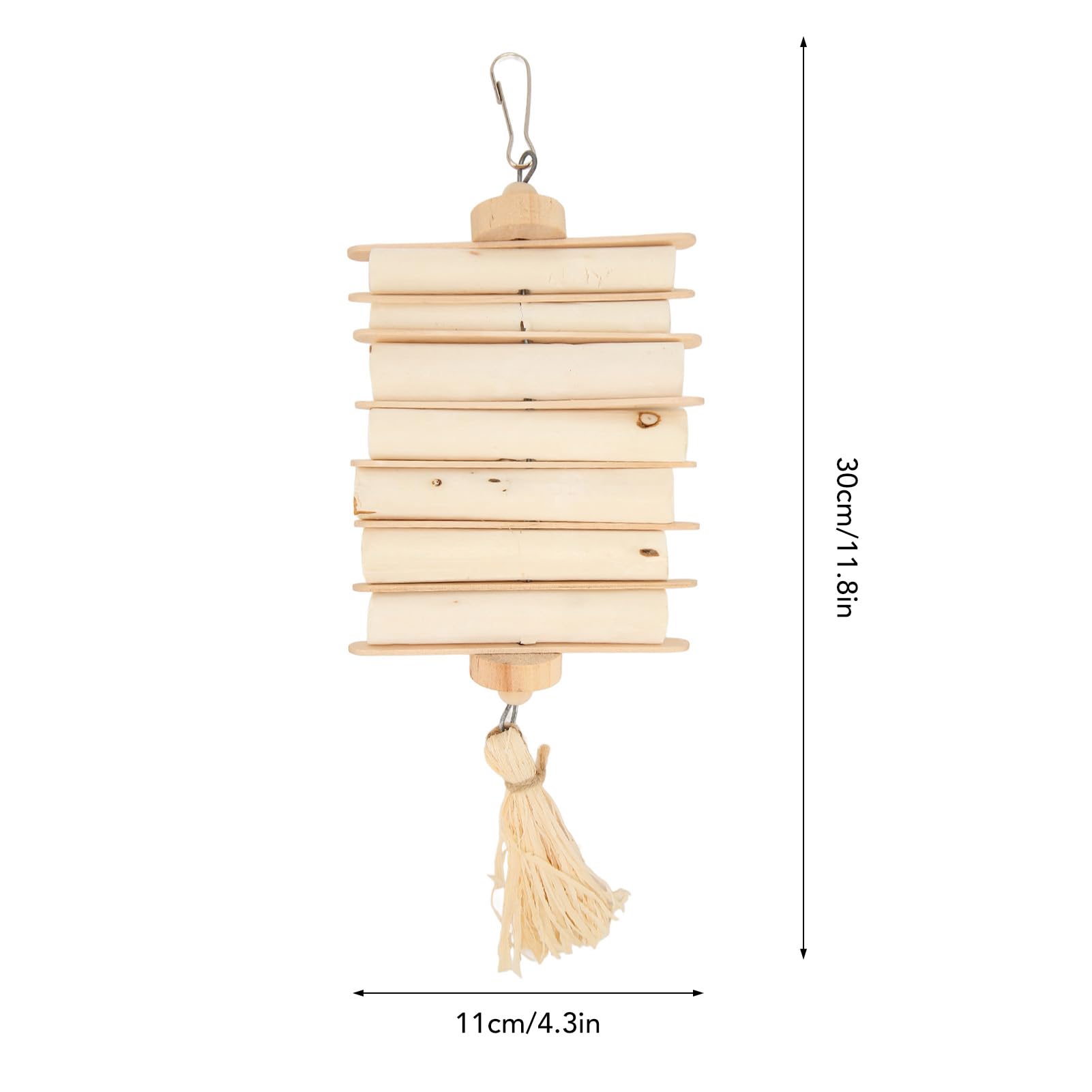 Bird Toys, Sola Stick Bird Toys Fun Interactive Beak Grinding Logs Parrots Foraging Toys for Parakeets Cockatiels Parrotlets Lovebirds - Image 2