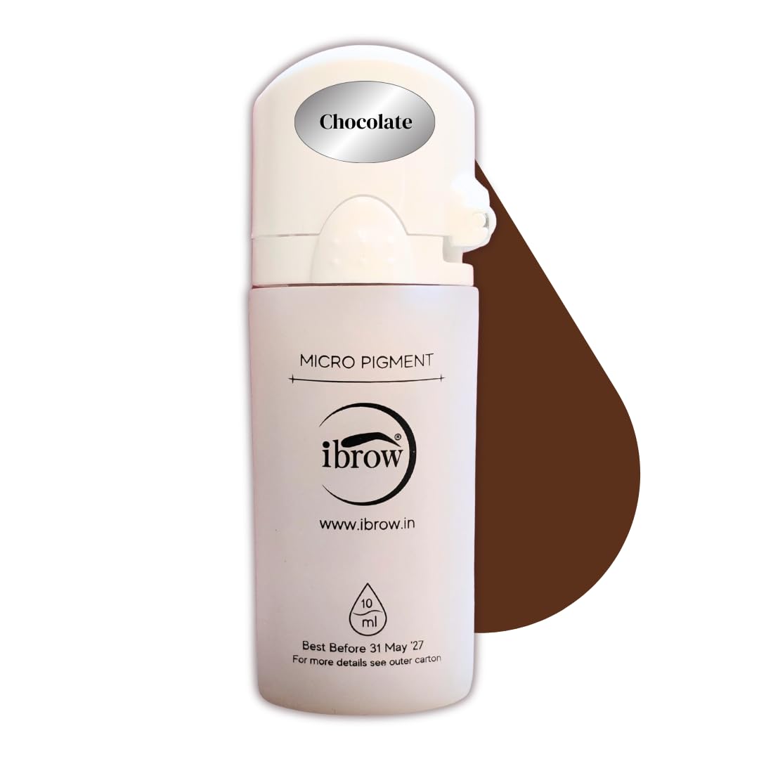 Ibrow Chocolate Premium Semi Cream Pigment For Microblading Eyebrows - 10ml-image-47