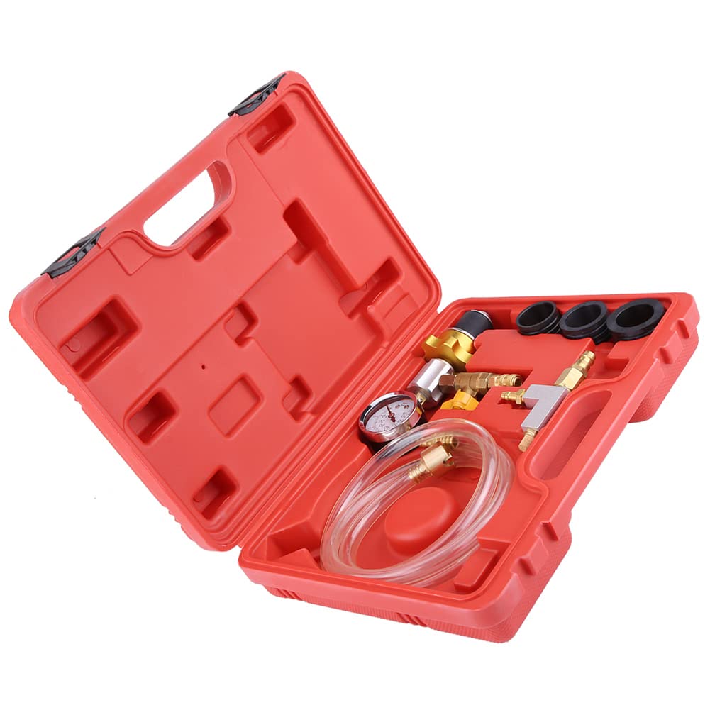 Kit De Saignement De Freins 6 Pièces Avec Pompe À Vide Manomètre 100 Psi Et Tuyau De 137 Cm Outil Professionnel Pour Voiture Camion Et Moto Idéal Pour L'entretien Du Circuit De Fre