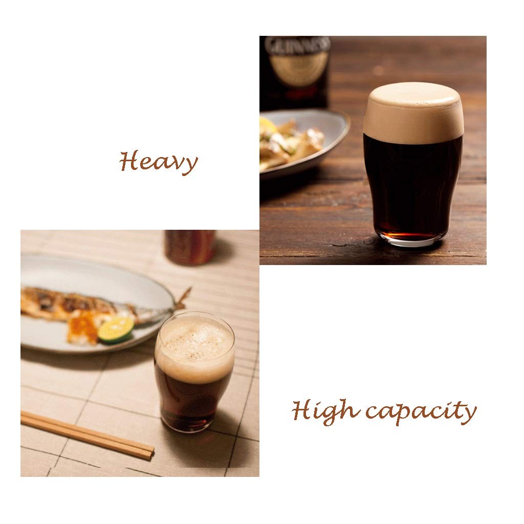 Vasos de Agua Vidrio vasos de cerveza con asa, jarras de cristal, taza de cerveza tradicional vasos, perfecto café, té de cristal, todos los días con vasos de vidrio, vasos de cóctel Vasos Cristal