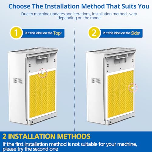 Image of 2 Pack G3 Pet Care Filters For AMEIFU G3 & VEWIOR A3 Air Purifier, Yellow