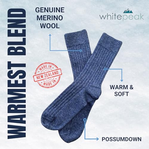 whitepeak Genuine Merino Wool and Possumdown Blended Socks from New Zealand2