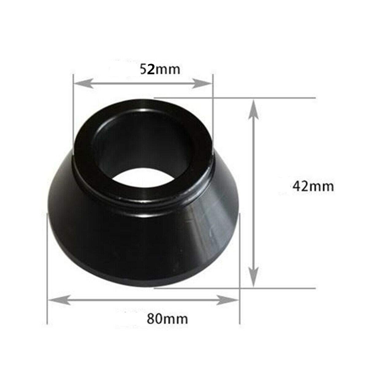 1# 2# 3# 4# Wheel Balancer Cone Kit, 62-137 mm, cono de centrado de acero al carbono # 45, cono de centrado para eje de 40 mm, equilibrador de neumáticos (negro)
