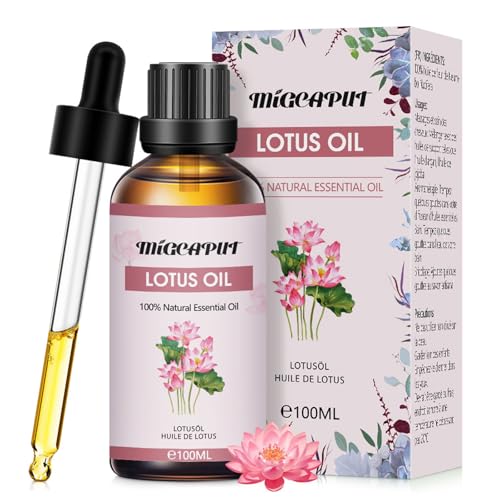 MIGCAPUT Aceite Esencial de Loto 100ML, 100% Natural Aceites...