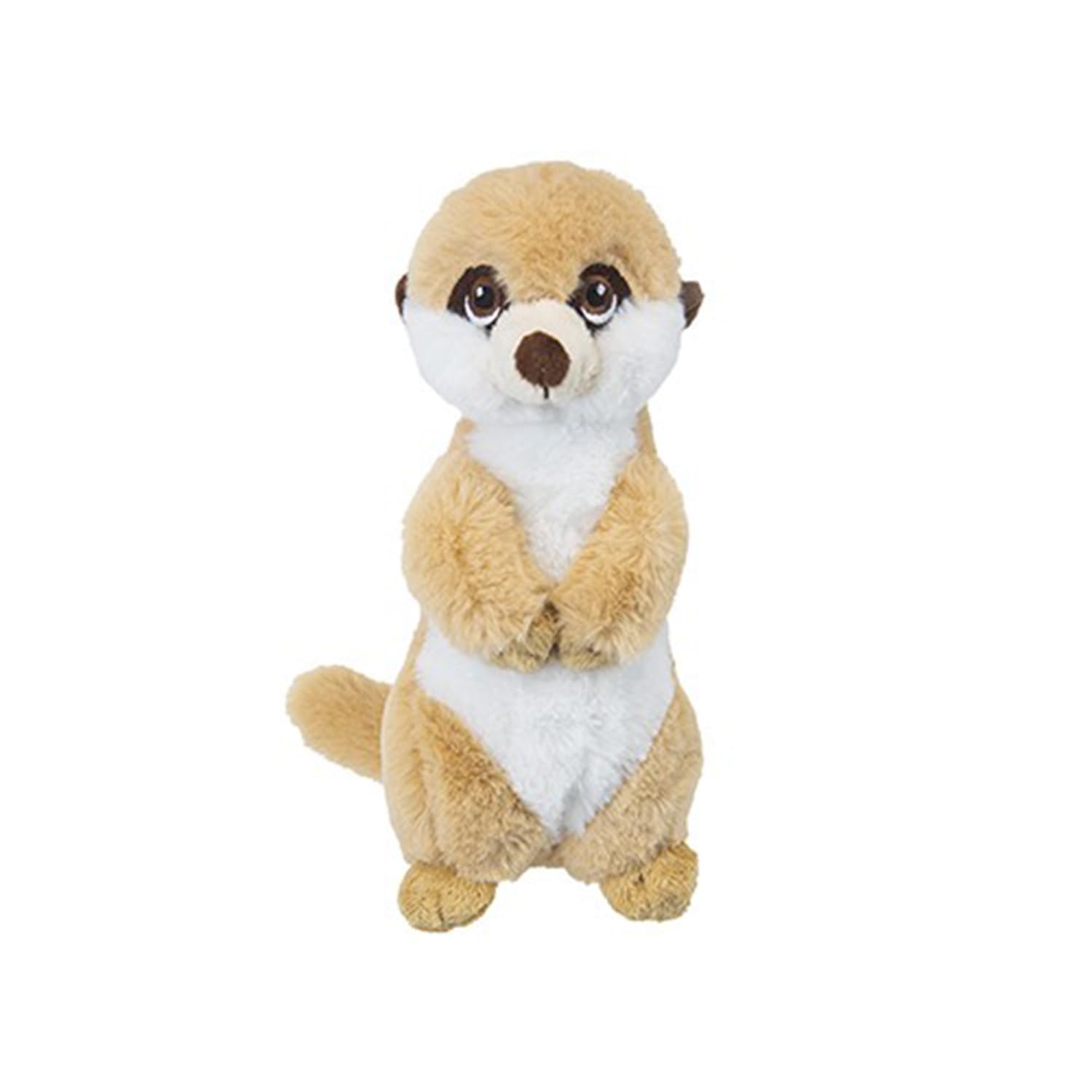 Eco Plush Meerkat (15.24 Cm) - Adorable Light Brown & White Stuffed Animal Toy - Perfect Educational Gift for Kids & Collectors - 1 Pc