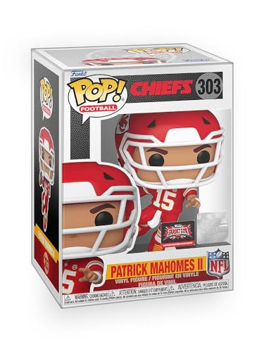 Epic Collectibles Pop Football: Chiefs - Patrick Mahomes Limited Edition Exclusive Vinyl Figure Bundled with Box Protector Compatible for Funko