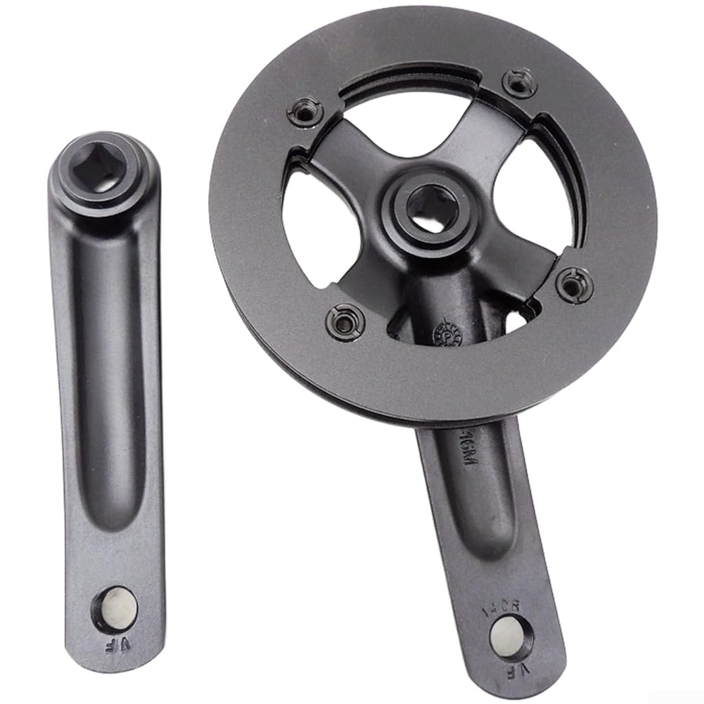 Youth For Bike Crank Arm 140mm Square Taper Crankset 28T 30T 32T Sprocket Aluminium Alloy for Folding For Kids Cycling Parts(32T)