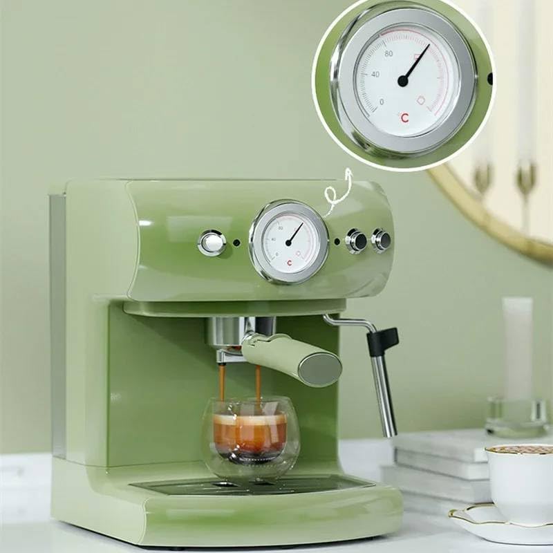 Image of Fastlink‚Italian Semi-Automatic Espresso Machine - 19 Bar Pump, Concentrated Steam Milk Frother for Rich Coffee at Home