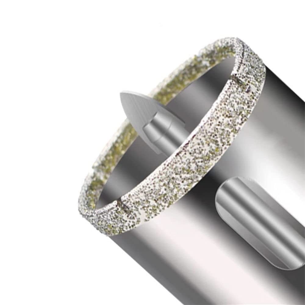 Zestaw wierteł do otwornic marmurowych z powłoką diamentową, 16, 100 mm, zestaw otwornic do szkła i ceramiki, z wiertłem środkowym, rozmiar rdzenia 60 mm