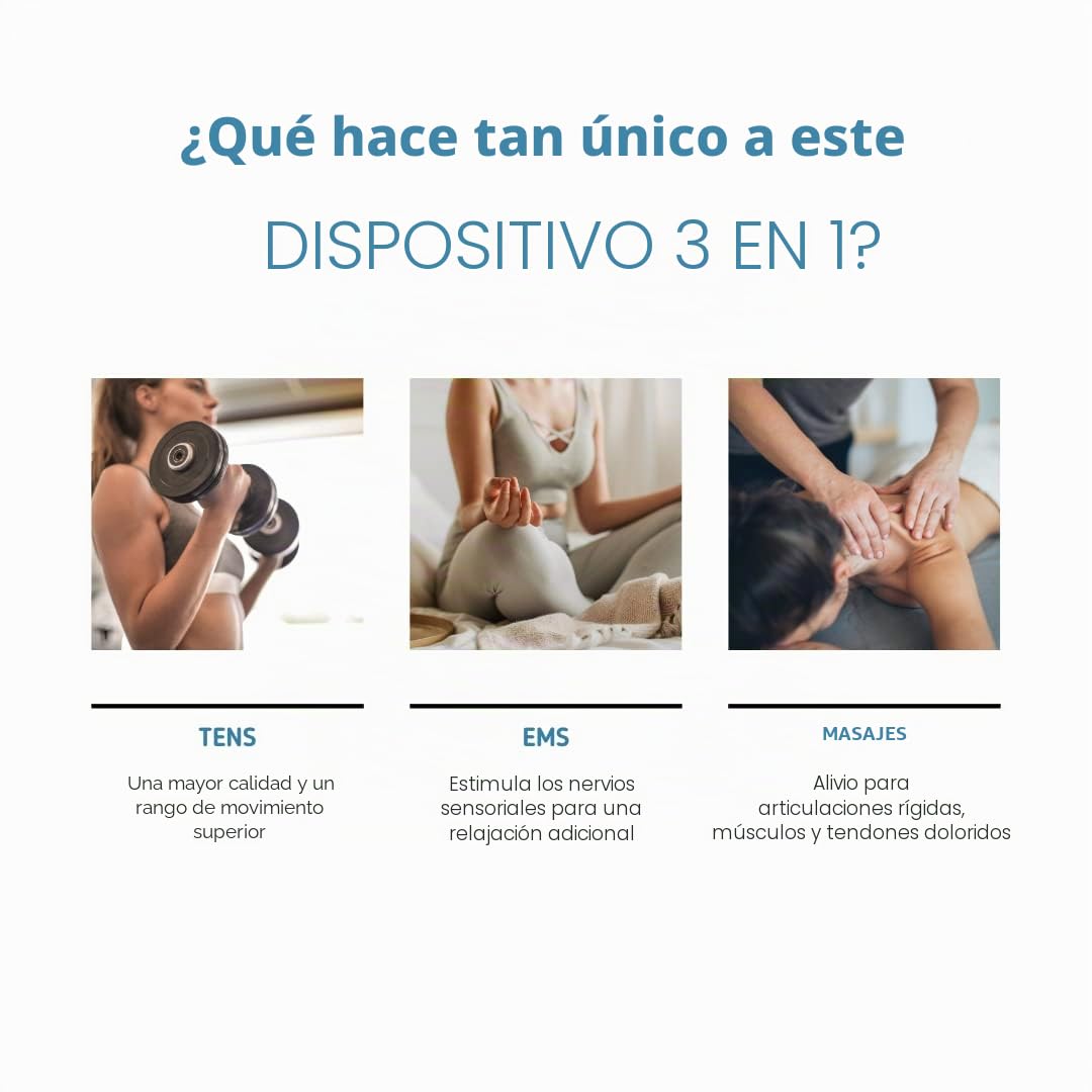 TensCare - Tens2 Sports para Alivio de Dolor, Tonificación y Relajación Muscular