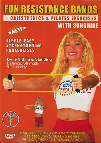 Seniors Resistance Bands (Fun Resistance Bands + Calisthenics & Pilates Exercises)