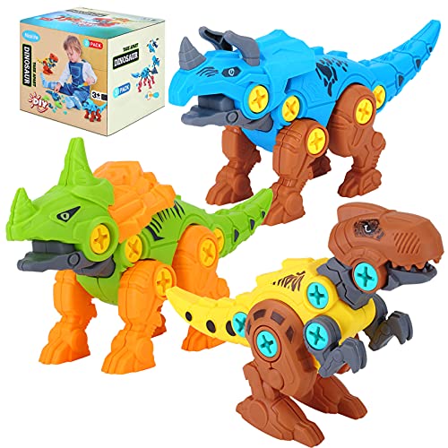 Niskite Kids Toys Stem Dinosaur Toy: Take Apart Building Dinosaur Toys for Kids 5-7| Learning Educational Construction Toys for 3 4 5 6 Year Old Boys| Birthday Gifts for Boys Girls Age 3-8
