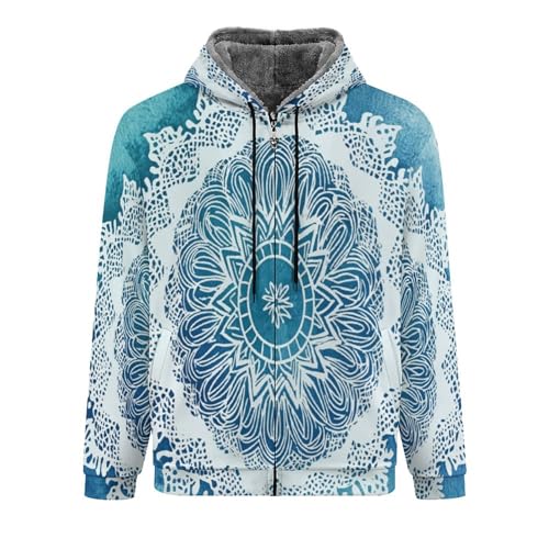 Manteau imprimé homme style bohème idéal pour les balades et soirées d'hiver