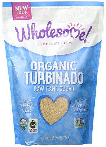 Wholesome Sweeteners Organic Turbinado Raw Cane Sugar, 24 oz