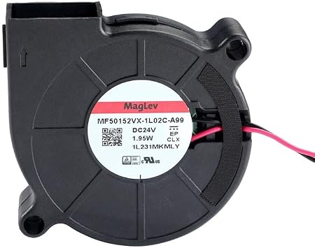 Compatible For Sunon 3D Printer Blower Fan 5015 24V 0.41A Double Bearing Fan Centrifugal DC Cooling Turbo Fan 5015S for voron Stealthburner