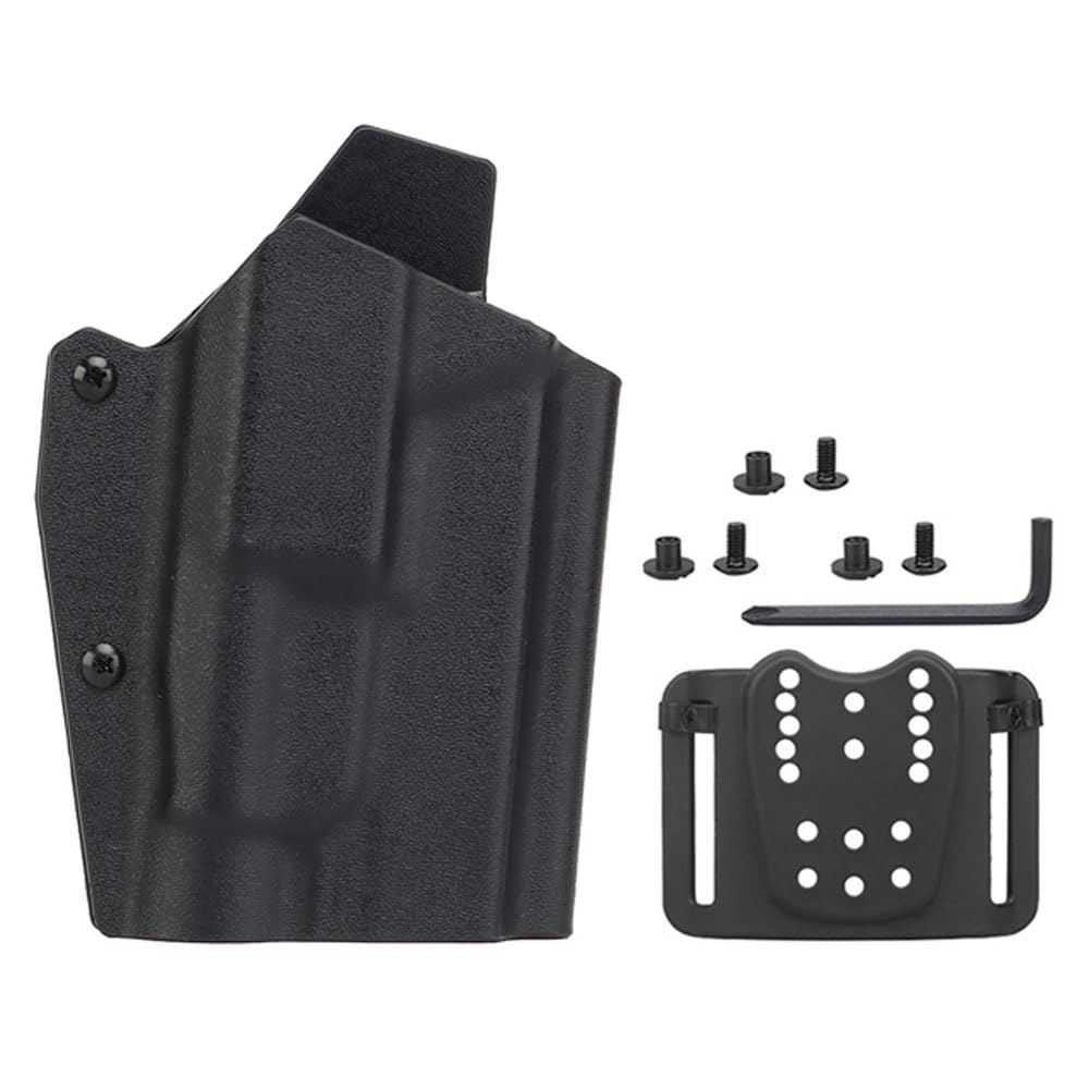 K.ydex Holster Tactique Léger pour G 17/19/19X/45 avec TLR-1 Flashlight Pistol Holster Quick Release QLS Kit Airsoft Gear