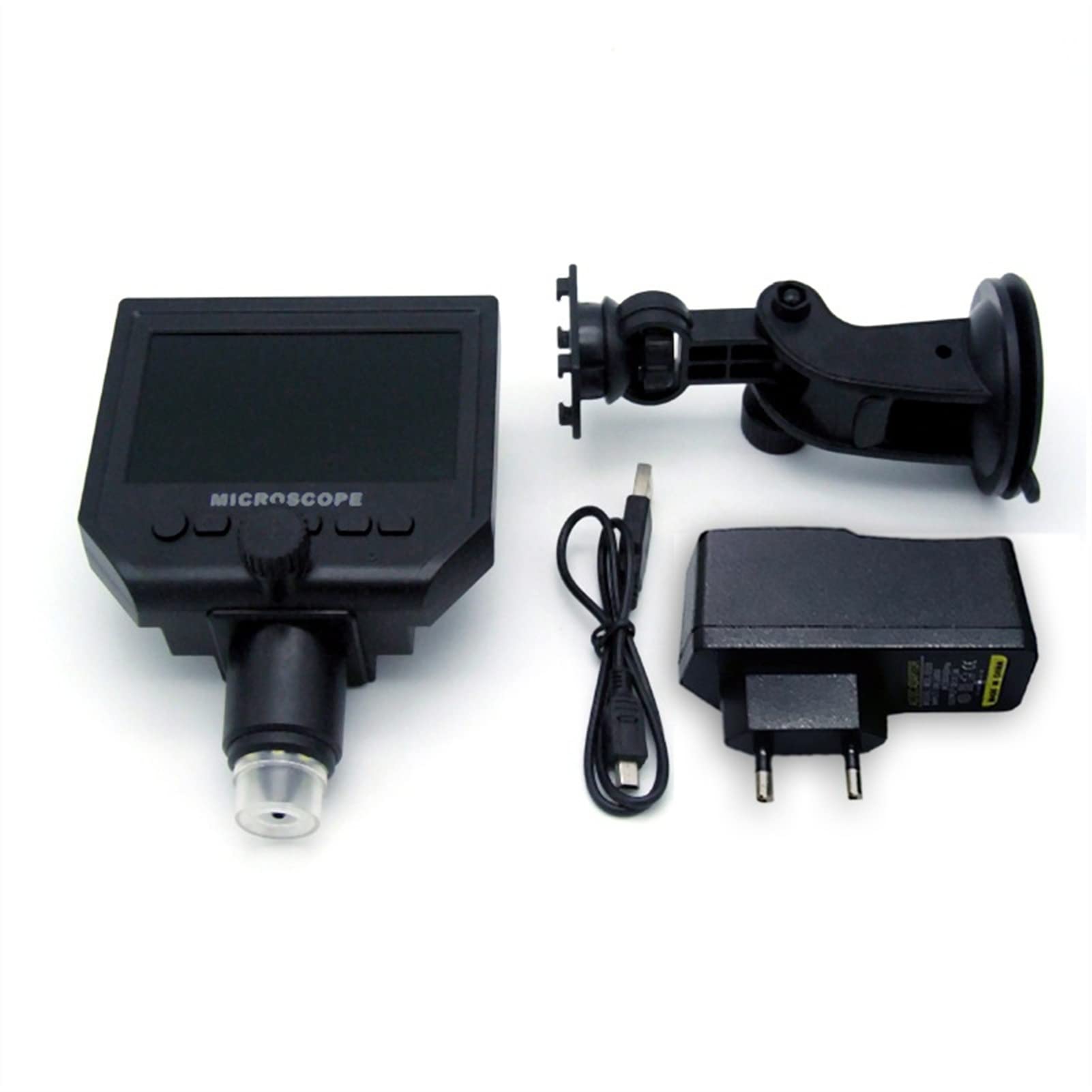4.3 Pollici HD 3.6MP Digital Microscope 1-600X Electron Microscope