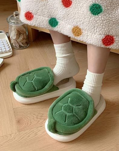 Cartoon Turtle Slippers for Women, Stylish Warm And Comfortable Indoor Turtle Slides Animal Slippers2