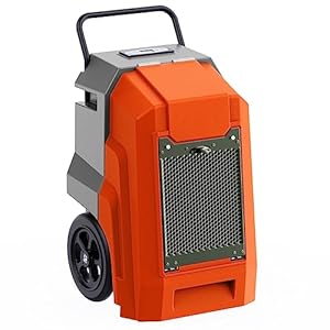 MOUNTO 125pints Comercial Roto-Mold deshumidificador Compacto con Bomba