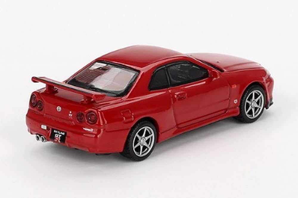 MINI GT 1/64 LB-ER34 スカイライン ブラック＆レッドブラック Amazon.co.jp: MINI GT 1/64 Nissan LB-ER34 Super Silhouette