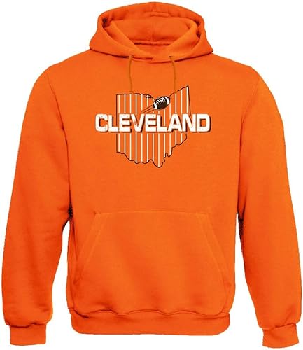 Miniatura 7 de Xtreme Apparrel Team Field Map Men's Hoodie Sweatshirt for Football Fans