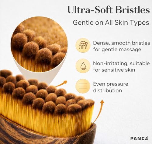 Image of Lymphatic Contour Face Brush for Jawline Sculpting & Drainage - Gua Sha Facial Massager for Chin, Neck & Double Chin Reduction - Soft Bristles, Reduces Puffiness, Promotes Detox, Lift & Skin Glow - Anti-Aging Skin Tightening Tool with Travel Case