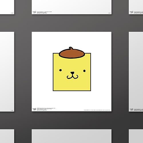Miniatura 7 de Trends International Gallery Pops Sanrio Pompompurin - Pompompurin Happy Face Canvas Wall Art, Unframed Version, 12" x 12" Gallery Pops Canvas Wall