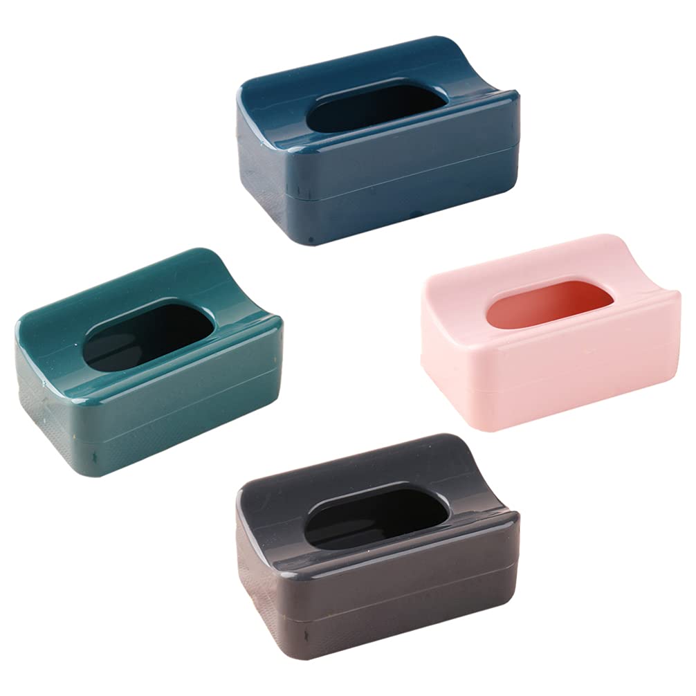 OSALADI 4pcs Nail Dip Container Dip Powder Recycling Tray Powder Dip Case Nail Dipping Powder Storage Box Manicure Tool