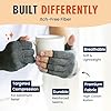 Dr. Frederick’s Original Arthritis Compression Gloves for Women & Men - Doctor-Developed Fingerless Hand Support for Arthritis Pain, Carpal Tunnel, Swelling & Poor Circulation - Everyday Wear - Medium #2